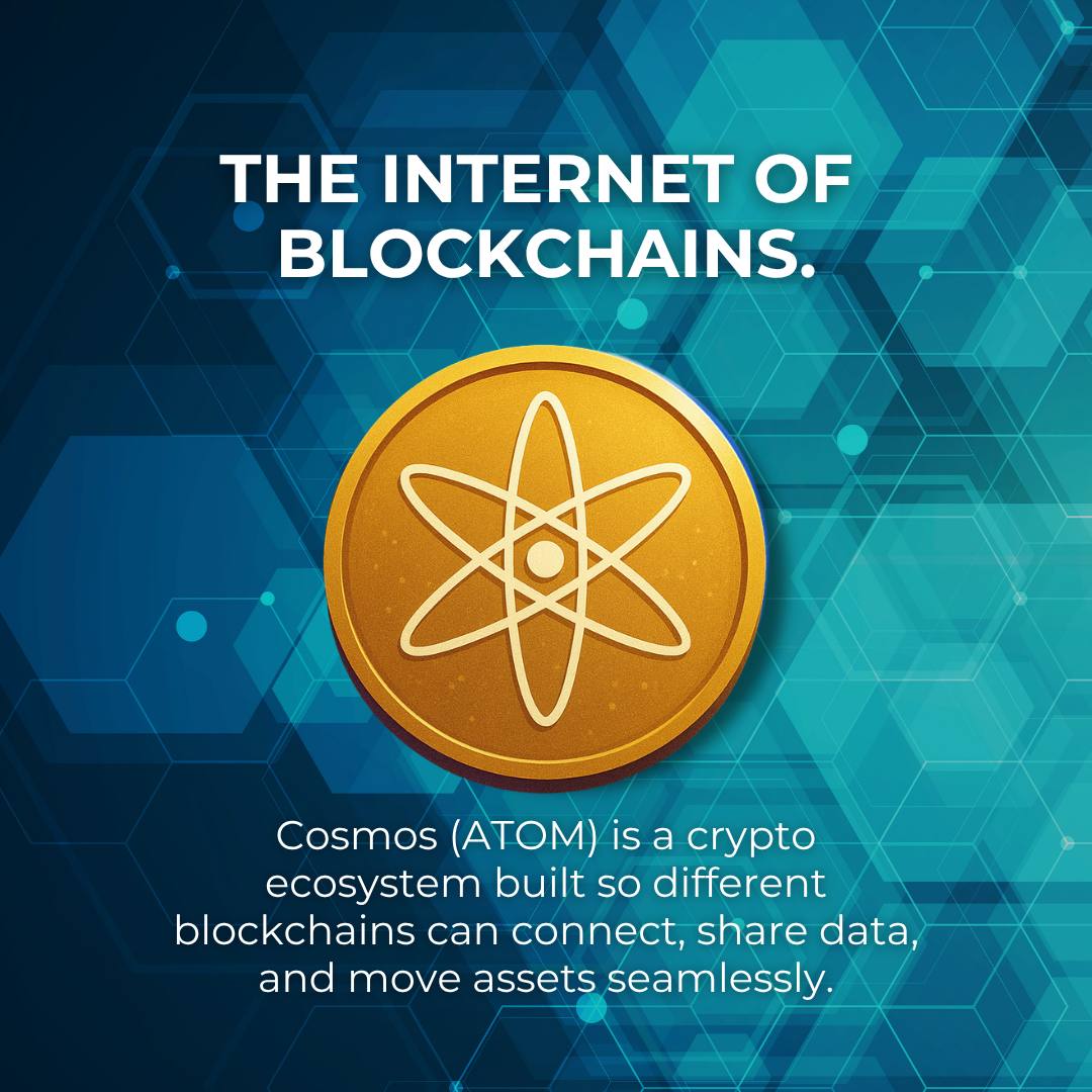 1x1virtualexch's tweet image. Curious about Cosmos (ATOM)? 
Here’s your quick guide on what it is and why everyone’s talking about it.
Learn to trade it for free at 1x1exchange.com. 
#Cosmos #ATOM #CosmosNetwork #CryptoEducation #CryptoTrading   #CryptoCommunity #1x1Exchange #LearnCrypto #TradeCrypto