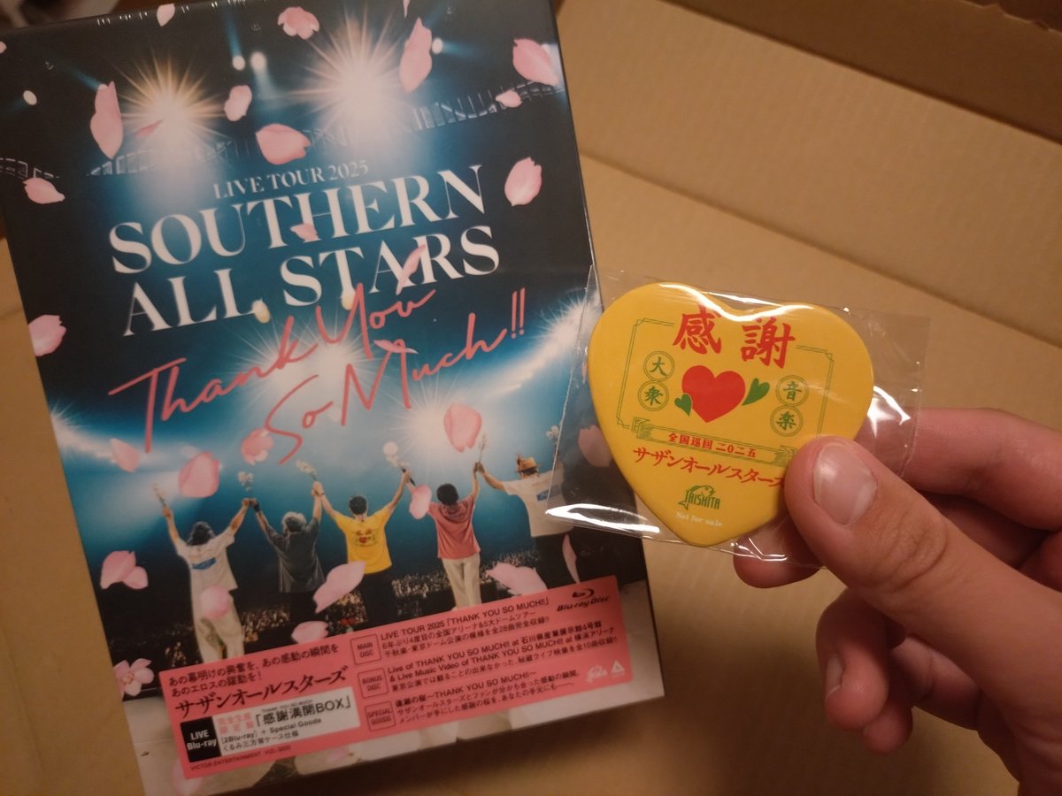 サザンオールスターズ レア缶バッチ 我が家にもかわいい缶バッジ