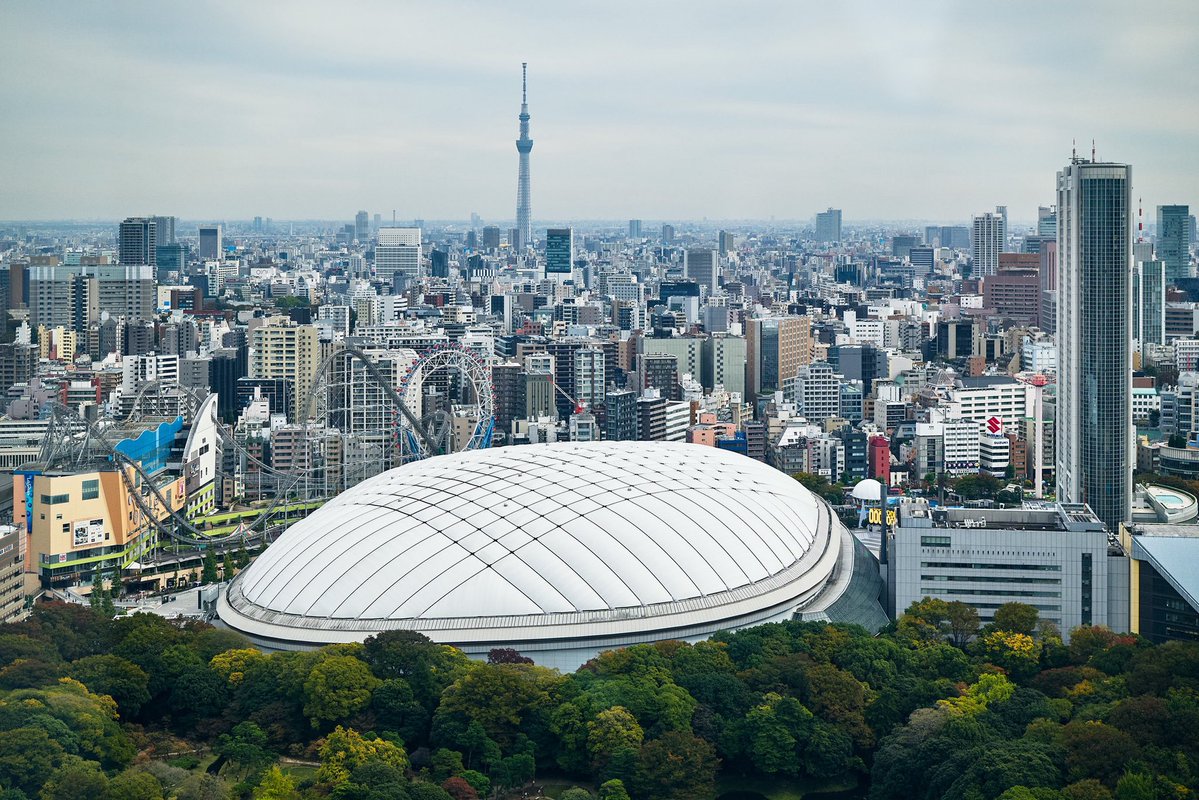 owashiyosuke's tweet image. ビッグエッグとスカイツリー
（3年振りに同じ場所から）

Sigma BF /
Sigma 50mm F2.0 DG | Contemporary

#SigmaBF