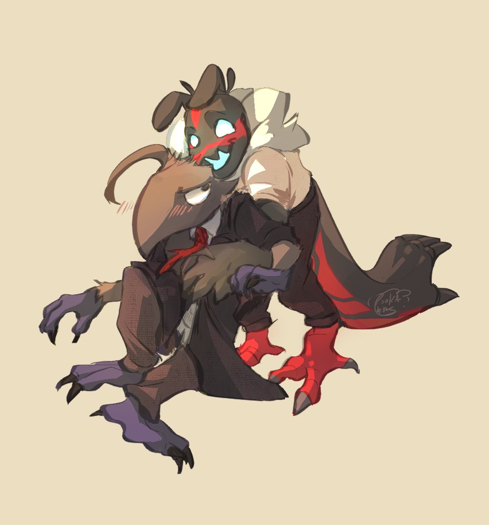 blas_pooka's tweet image. Y aquí tengo una linda comisión chibi para @NcsOfMirrah ✨

#drae #furryartist