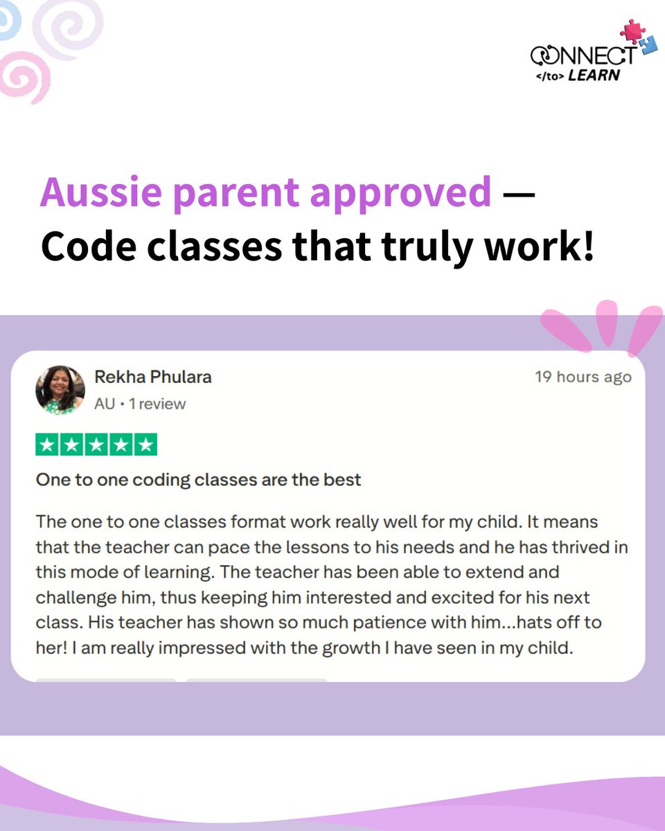 Connect2learn_'s tweet image. Watching your child grow and shine is priceless — Connect2Learn makes it happen every day. 🌟
👉 Start your child’s FREE class now!
#VedicMath #KidsCoding #LearnToCode #STEMLearning #PublicSpeakingForKids