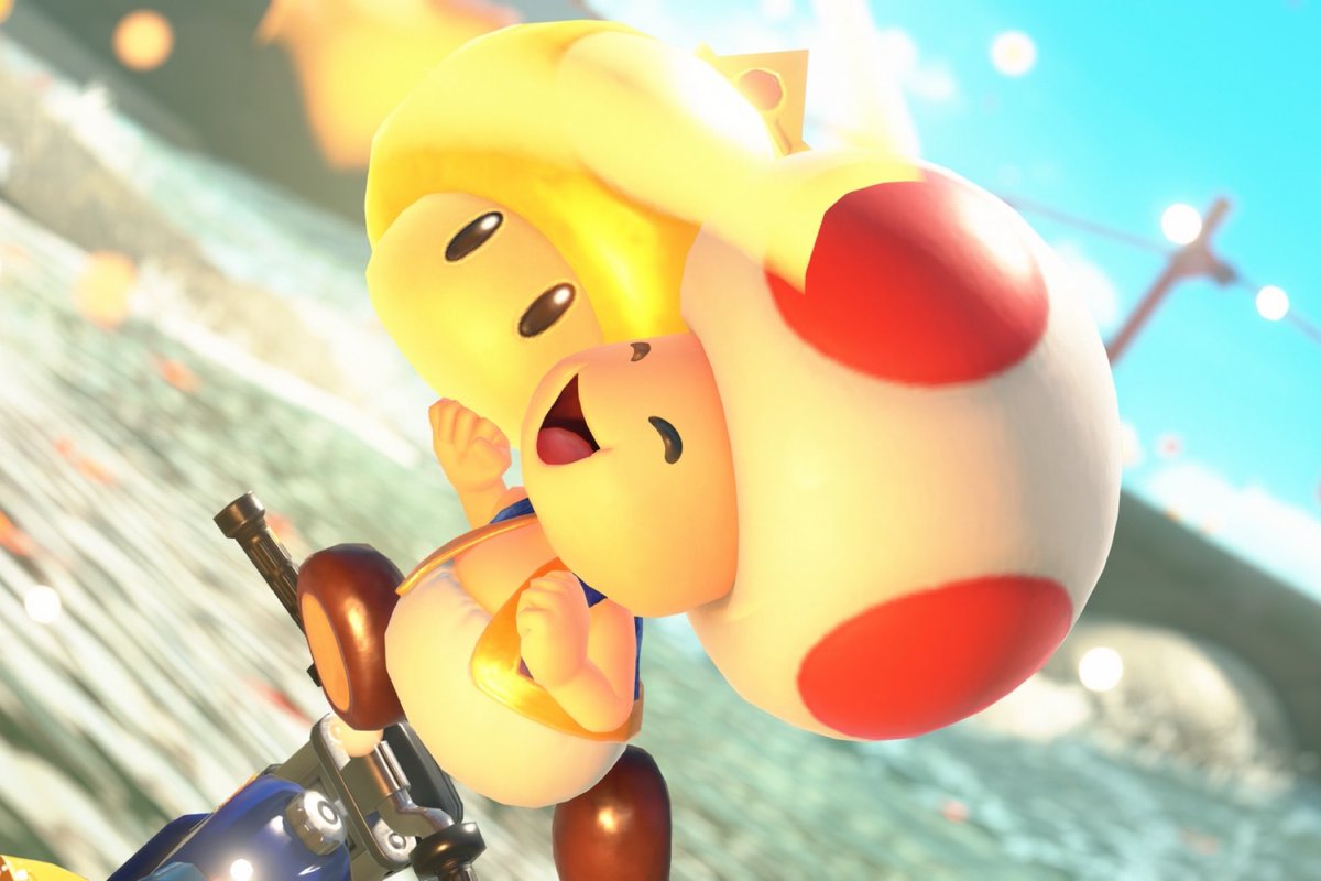 rinrin01861's tweet image. 新しいお友達？
#MarioKartWorld
#マリオカートワールド写真部
#Toad
