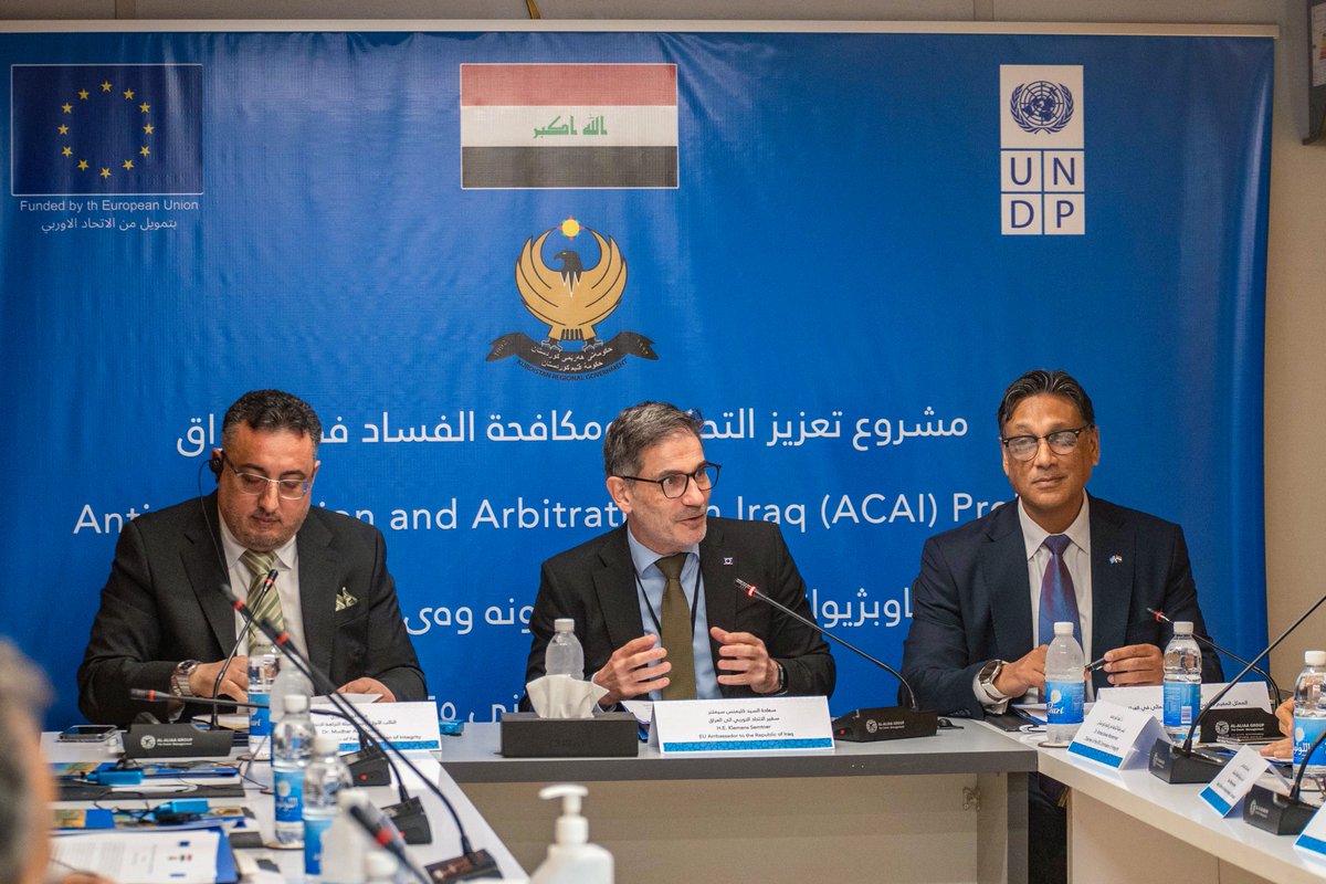 undpiniraq's tweet image. With support from the 🇪🇺 #EU together with #Iraq 🇮🇶, we take the fight against corruption into climate &amp;amp; natural-resources where it affects every Iraqi. 🌍💧🌱

#ACAI #AntiCorruption #EnvironmentalJustice