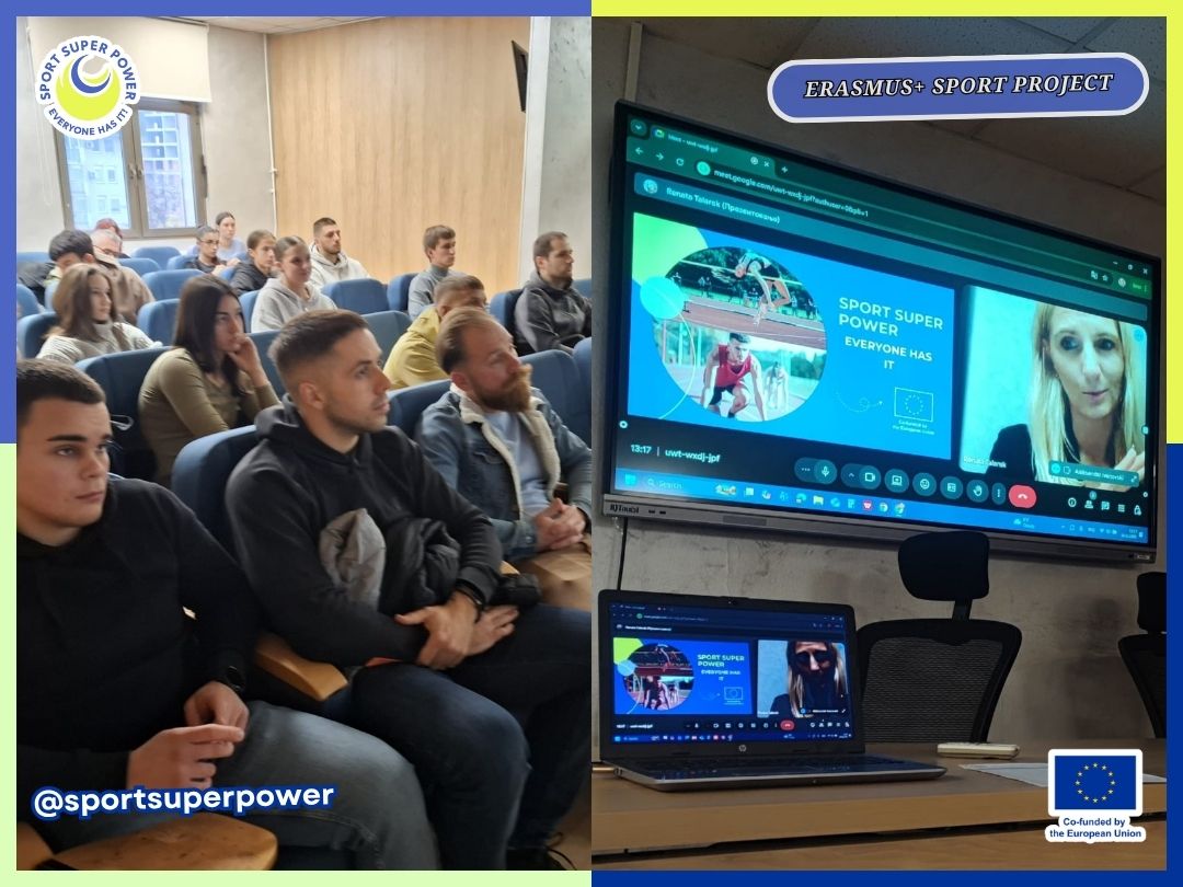 SDCSabac's tweet image. Predstavili smo Erasmus+ projekat FYSSP-EHI studentima VSZŠ Beograd 🎓.

Predavač: Renata Talarek 🇵🇱 (i-Sport)
Uz podršku naših saradnika, dr Ivanovskog i dr Drljačić, studenti su se upoznali sa ciljevima projekta i digitalnim alatima za unapređenje zdravih navika mladih. 📱💪