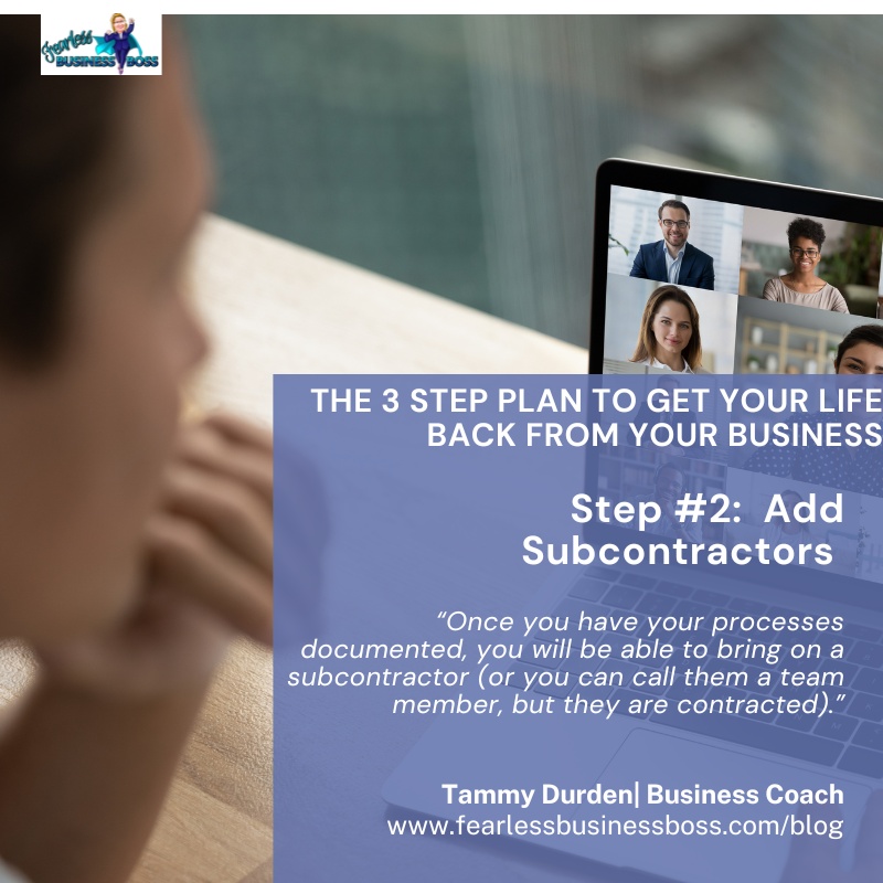 fearlessbizboss's tweet photo. πThe 3 Step Plan to Finally Get Your Life Back From Your Business π€©
#2 - Add Subcontractors π€©to build a team
Read More https://t.co/WcsdkUxtcb
#agencybuilding #businesscoach #businesscoachforwomen https://t.co/tDEnBSffWF