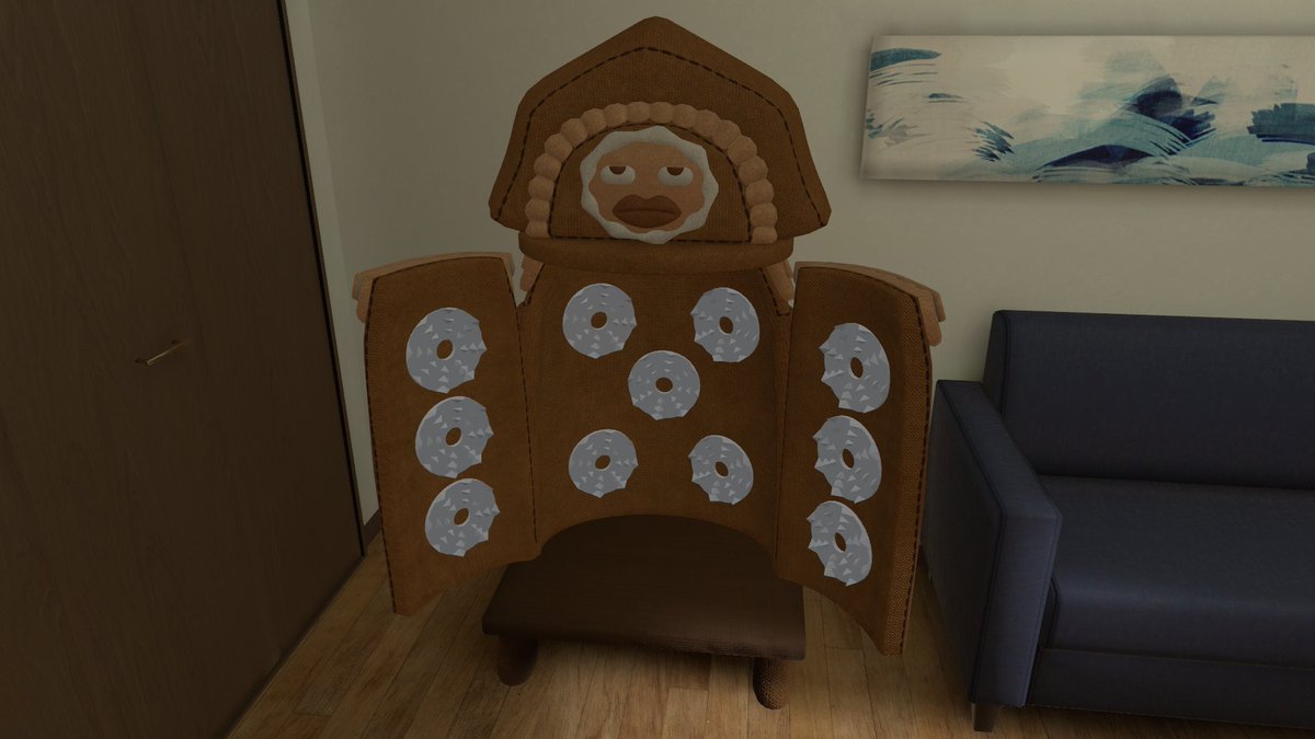 VPlaybone's tweet image. 【Shakti mat home】
いわゆるシャクティマットが置いてあるホームワールドです。ストレッチやヨガにもどうぞ。
上級者のためのスイッチもあります。
#VRChat_world紹介