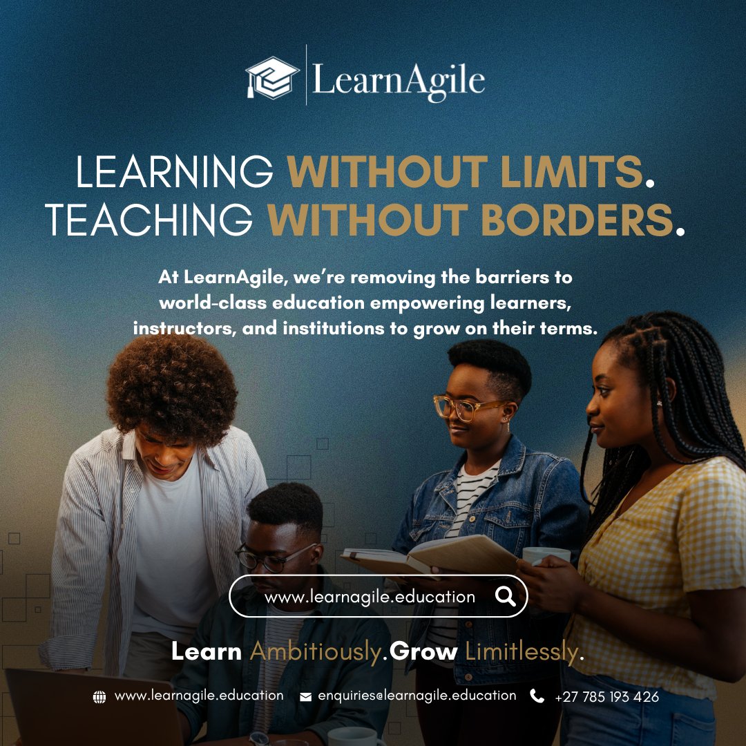 LearnAgile_'s tweet image. LearnAgile empowers learners, instructors &amp;amp; institutions with simple, accessible digital learning. Whether you’re upskilling teams or sharing expertise, our platform helps you grow.
📧 partnerships@learnagile.education
🌐 learnagile.education

#LearnAgile #EdTech #Trending