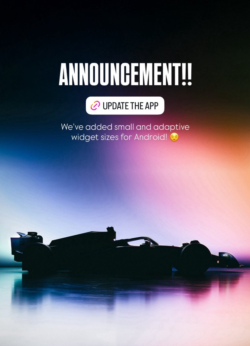BoxBox_Club's tweet image. Add multiple widgets to a single page now!! 🤌🏼

Update now- boxbox.club/download

#Boxboxclub #F1widgets @AndroidDev @Android @AndroidPolice @AndroidAuth