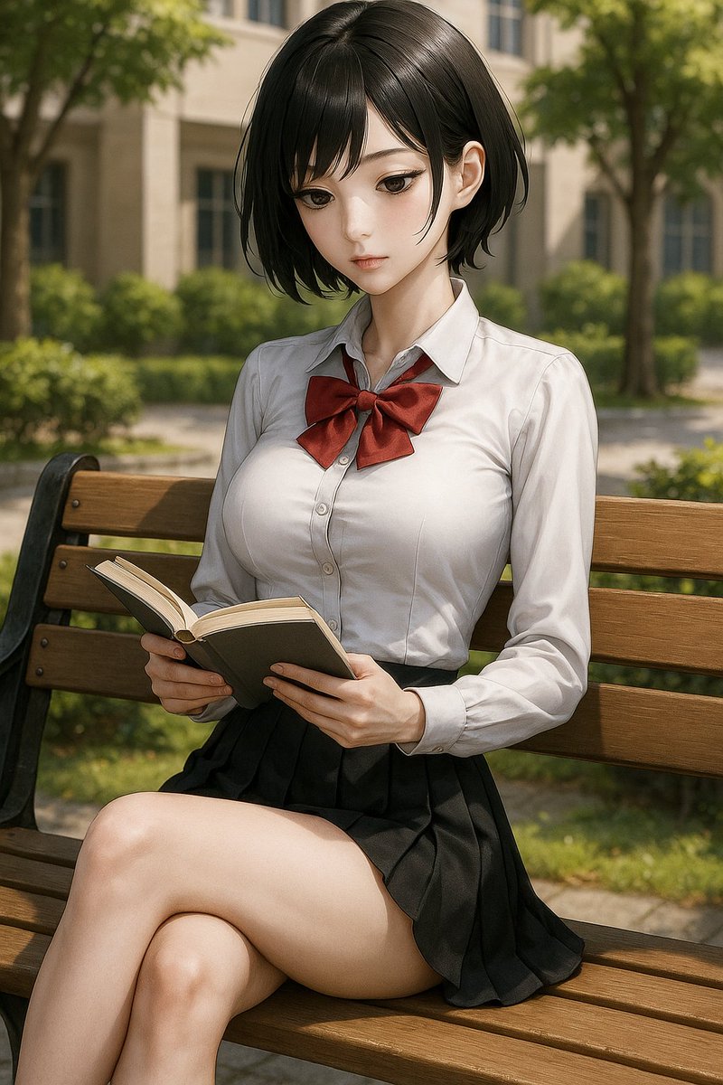 nemuru_gen's tweet image. ネムルが投稿

ベンチで本を読む真剣な表情の少女。

#gpt4o #aiart