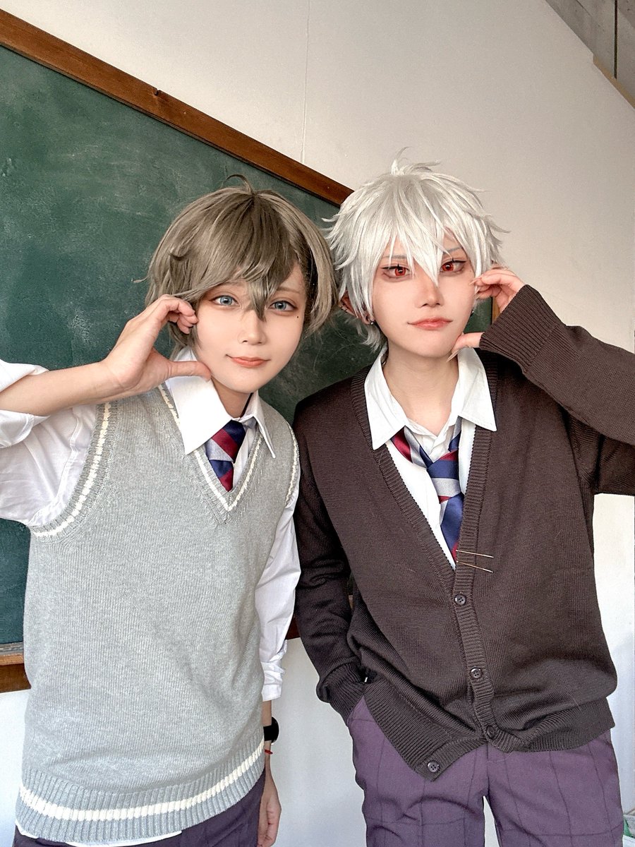 ens_amu's tweet image. 振れ幅すごいんだよね
cos.🖤