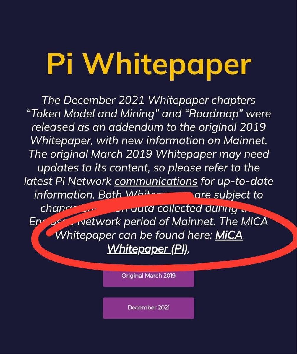 DoLieu_Pi's tweet image. 📌 Pi Network &amp;amp; Chuẩn MiCA – Sự Thật Ngắn Gọn

Pi Network không còn ở giai đoạn “ý tưởng”.
Pi đã nộp Whitepaper theo tiêu chuẩn MiCA của EU – bộ luật QUAN TRỌNG NHẤT cho tài sản số toàn cầu

⏱ Mốc pháp lý trong tài liệu MiCA của Pi :

27/11/2025 : Công Bố…