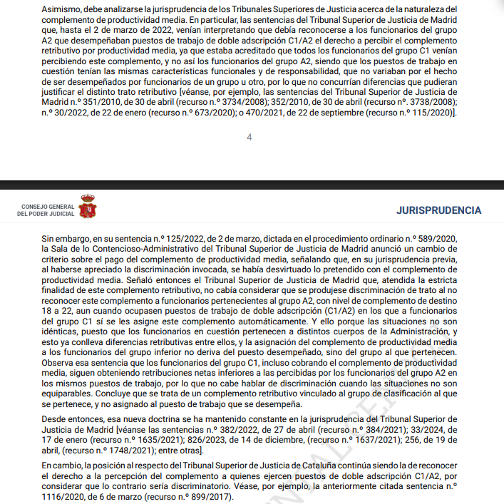 humanizasanidad's tweet image. ⚖️ATS de 22/10/2025, RCA 4492/2024, Id Cendoj: 28079130012025201686. Sobre #naturaleza #jurídica de #complemento (#productividad media) que la #Seguridad #Social paga a determinados #grupos de #funcionarios. Se examinará su configuración real y un posible trato #discriminatorio.
