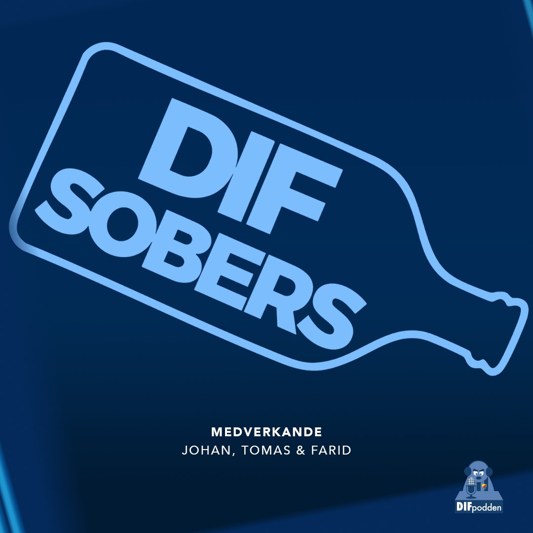 DIFpodden's tweet image. 🎙️Nytt avsnitt!

Johan och Tomas gästar för att prata om ett nyktert supporterliv. Men så har det inte alltid sett ut. Båda har varit på mörkare platser i livet – där alkohol och droger tog över och efterfesterna aldrig tog slut.

Vi pratar om att livet inte är kört,
