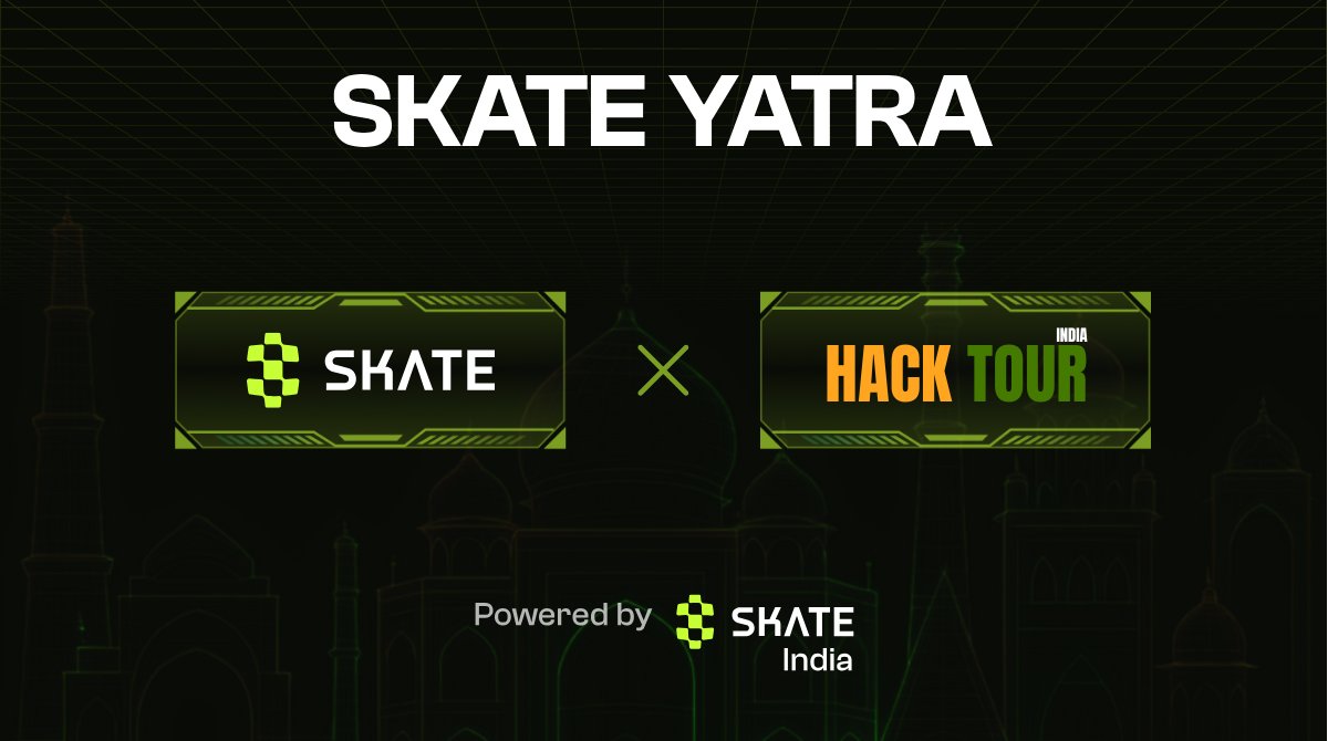 HackTourIND's tweet image. 🚀 Ready to ride into the future of Web3?

Join us this Saturday for a power-packed event by @skate_chain  x @HackTourIND !

Learn blockchain, explore Web3 careers, and win $$$ + cool skateboard goodies 🛹🔥

Register now 👉 luma.com/taoae9kv

Powered by @Skate_bharat