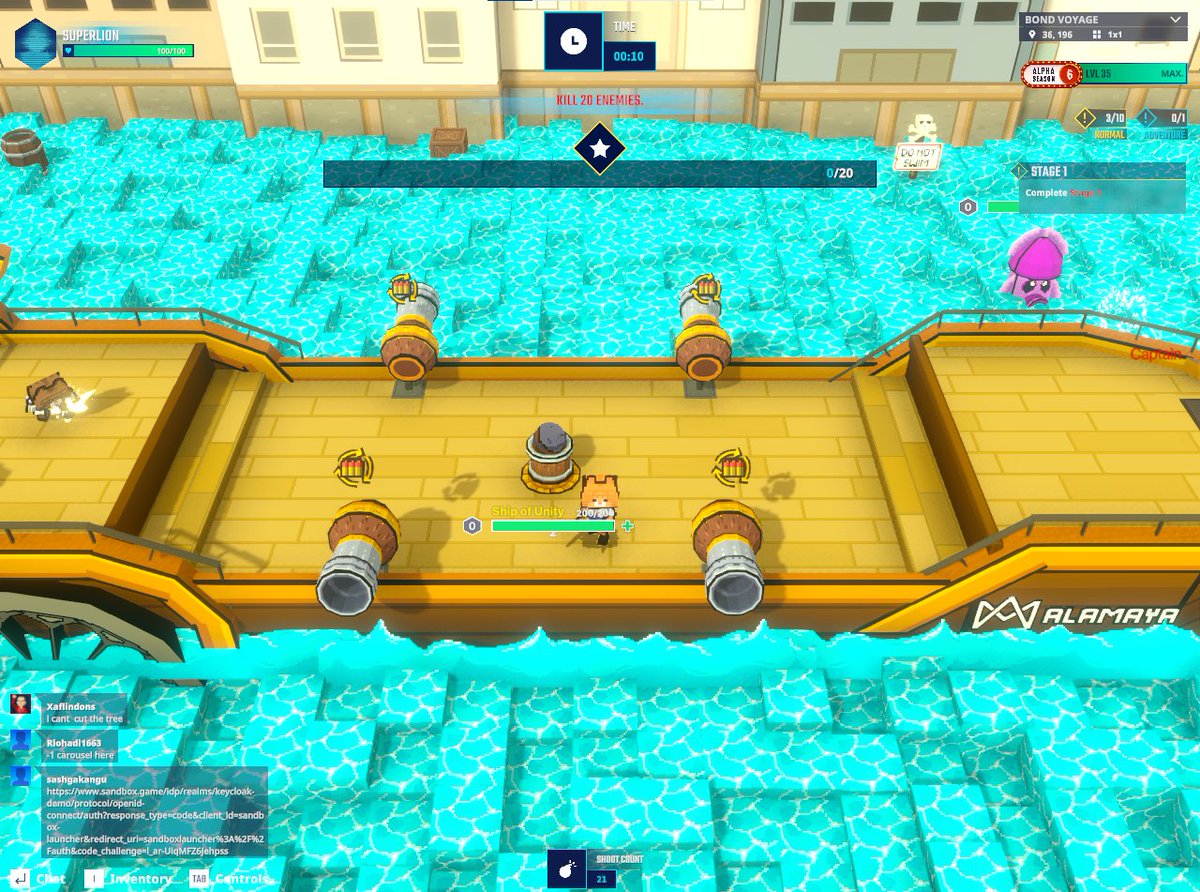 Good luck and Bon Voyage to the Ship of Unity! <a href="/TheSandboxGame/">The Sandbox</a>  tsbga.me/TheSandbox