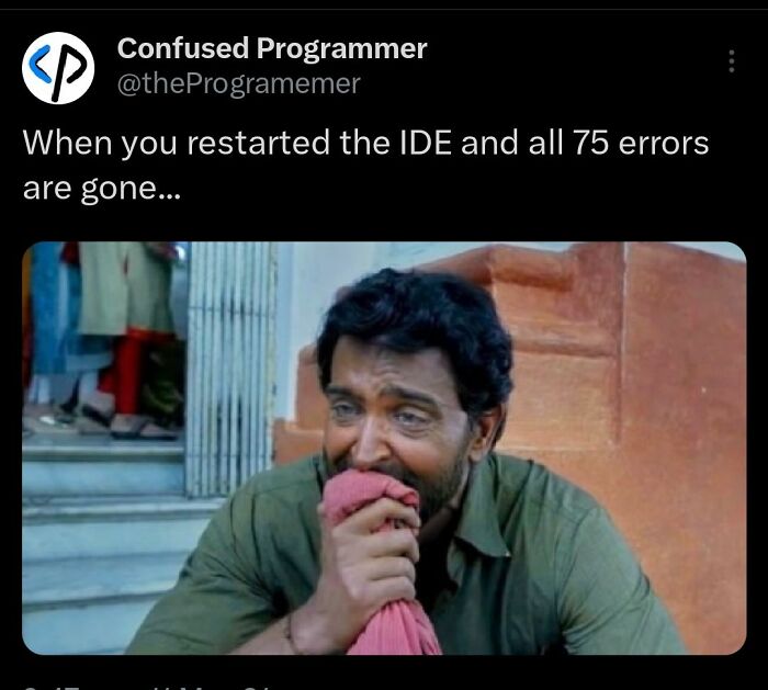 coding_genius1's tweet image. Sometimes that&apos;s all it takes😂👍 #codingmeme #techinfo #developers