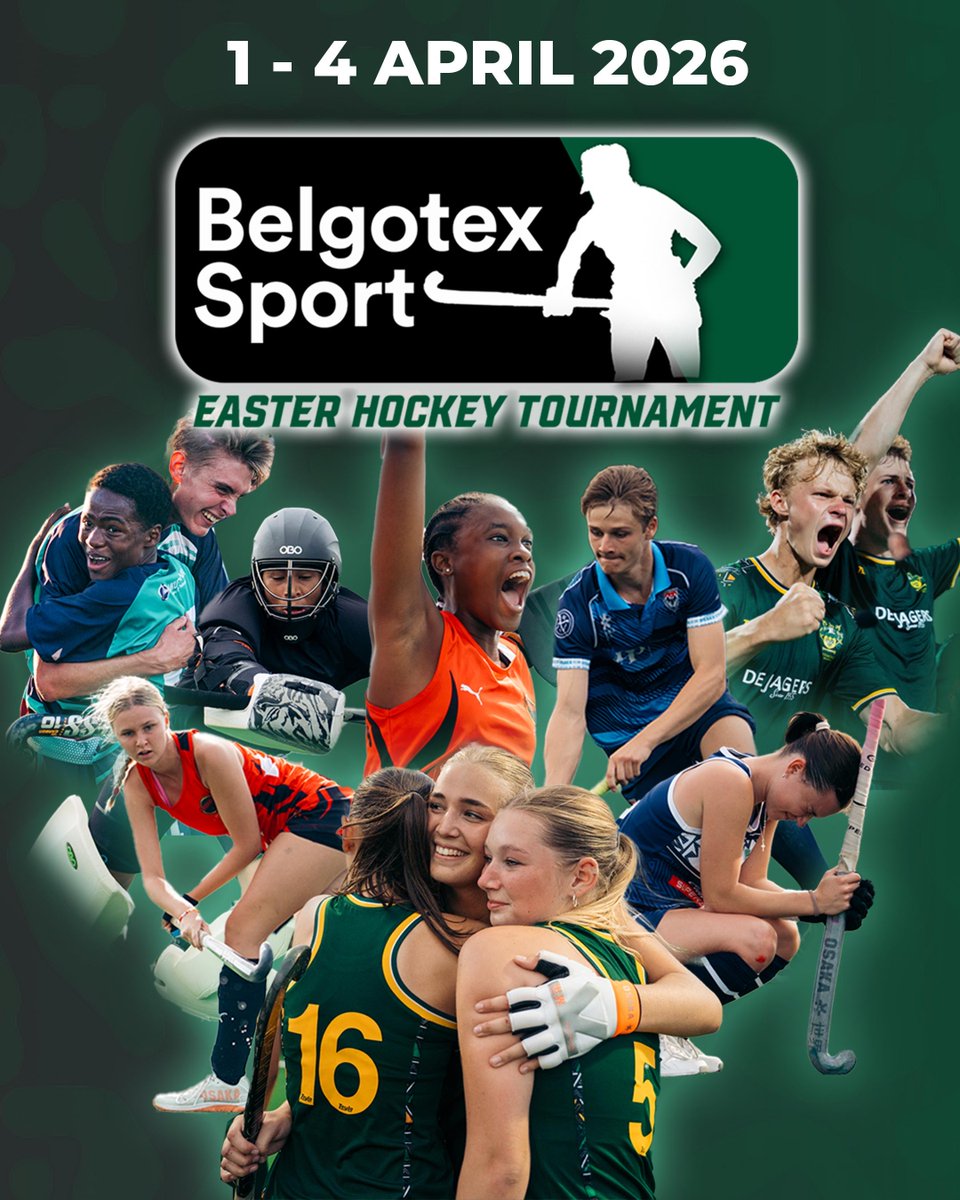 SASCHOOLSPORTS's tweet image. Save the date for the Belgotex Easter Hockey Tournament.