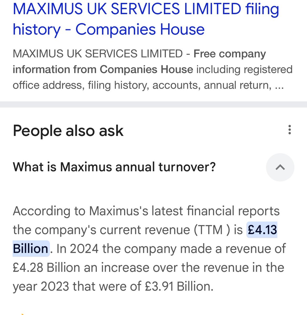 jomo14729's tweet image. Private organisation do #pip assessments. See their turnover below:

I wonder who is really ripping off who here. Whilst those with #disabilities are made to grovel for any form of support, justify their lives and more. A private organisation has been bumping up their profits.