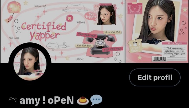 <a href="/tidbitnugget/">Rangie.</a> terimakasih kakak rangie karena sudah membuat layout secantik ini ( menatap layar 10 menit ) dan terimakasih juga untuk kakak anon yang baik hati, semoga kakak anon selalu dilancarkan rezekinya, dan semoga hal hal baik selalu menyertai kakak 🤍⭐