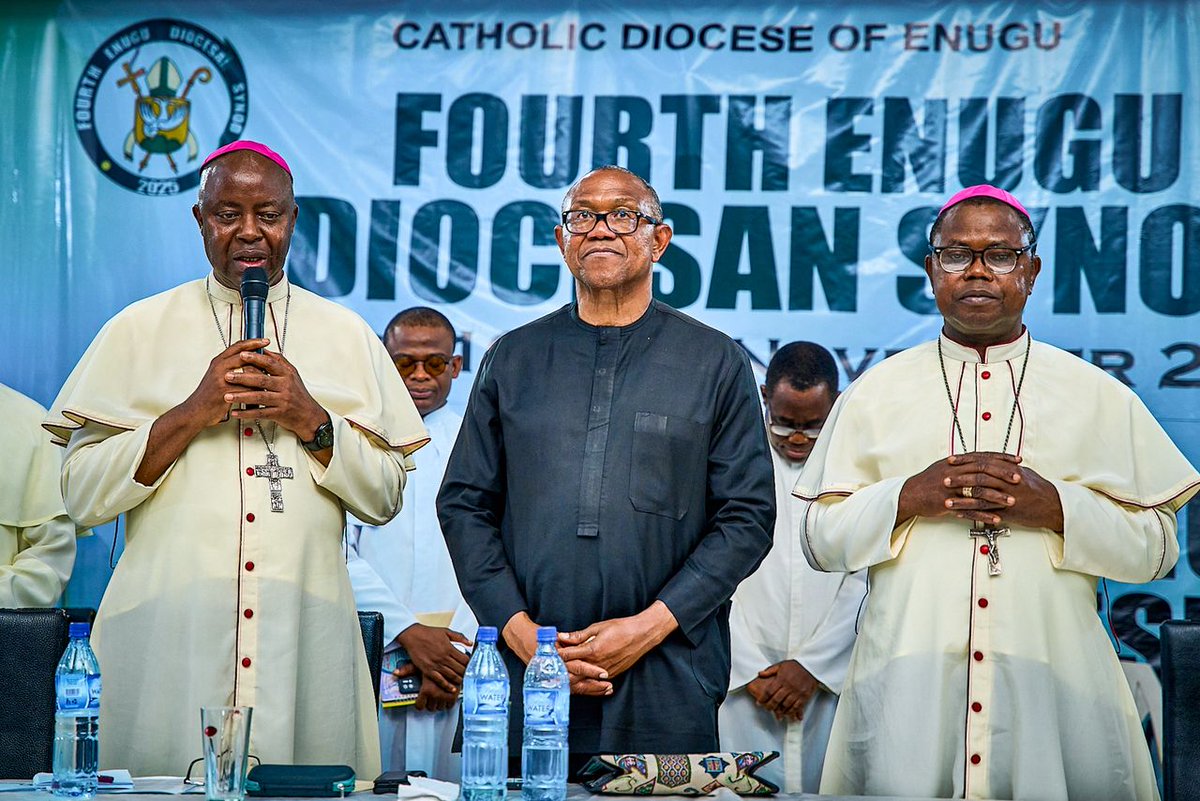 PeterObi's tweet image. The Need for the Church to Move from the Pulpit to the People

Upon my return from overseas yesterday, I attended the Fourth Enugu Diocesan Synod, where I spoke on “The Role of the Church in Youth Empowerment and Community Development.” I emphasised that the Church needs to move…