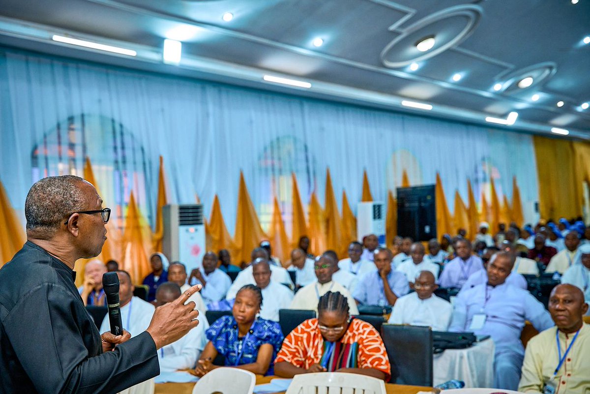 PeterObi's tweet image. The Need for the Church to Move from the Pulpit to the People

Upon my return from overseas yesterday, I attended the Fourth Enugu Diocesan Synod, where I spoke on “The Role of the Church in Youth Empowerment and Community Development.” I emphasised that the Church needs to move…