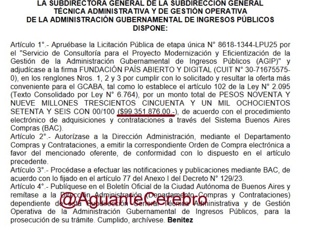 AguanteCerebro's tweet image. 💣💣💣💣💣

Viste cuando Cere te cuenta que los que se llevan los contratos de la CABA son los exfuncionarios macristas? 
Bueno, acá, otro ejemplo.

💣💣💣💣💣