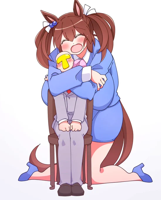 スケブで描いた結婚〇周年ヒシアケボノ
