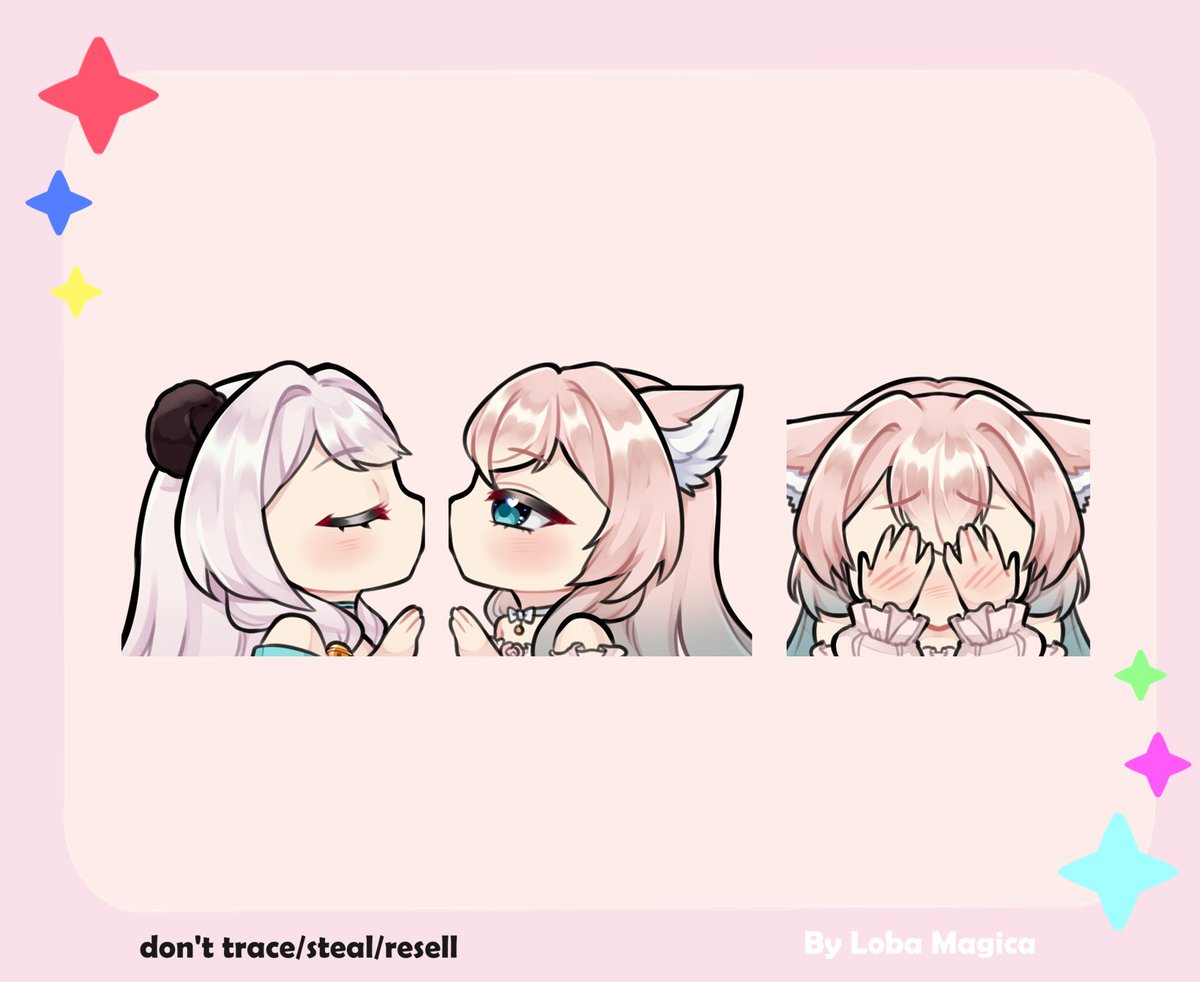 LobaMagica's tweet image. i just finish this adorable emote set Y7Y so pretty 🌸✨ and pink....i love pink 🗣

cms for @PandaKyoki