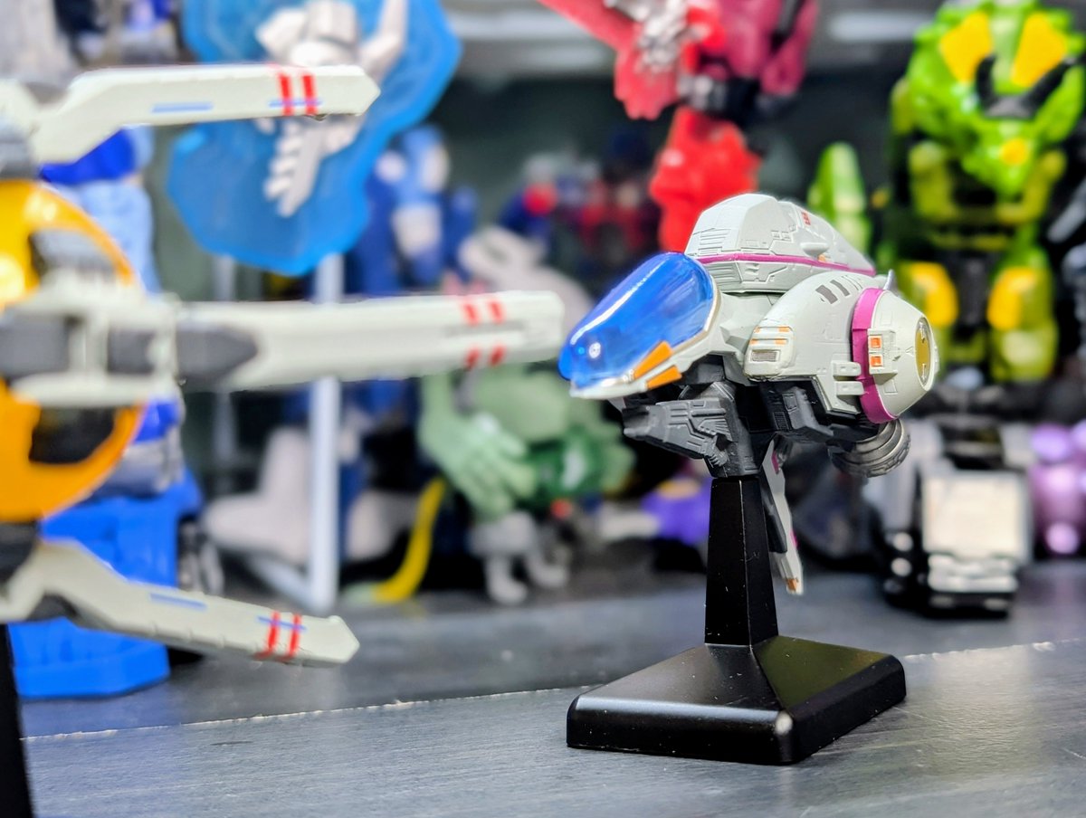 fakatayan's tweet image. トイズキャビンから次元戦闘機コレクションがついに出た！
1弾からR-99 ラストダンサーとかかなりきてるね…!
原型は72GHOSTが担当してるので出来は間違い無し！
パウアーマーはデカくてかわいい
シクレ引けなかったのが残念
もっと回そうかな
#RTypeFinal2 #RTYPE 
#72GHOST