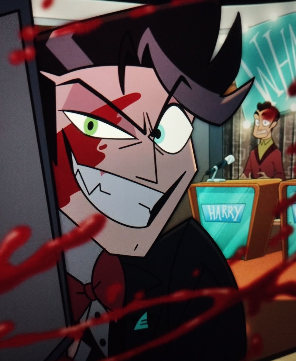 Twix6389's tweet image. Spoiler‼️⚠️
AAAAAA FREAK X FREAK I CAN’T ‼️ They give me hannigram vibes THEY’RE SO PERFECT FOR EACH OTHER 🥰🥰🥰😍😍🛐 #hazbinhotelseason2 #RadioStatic