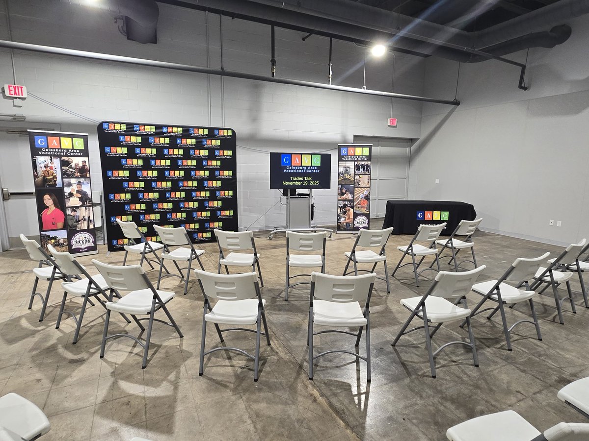 Excited for today's Trades Talk event <a href="/gavc_cte/">GAVC</a>! Today, students will hear from 5 different postsecondary training centers and employers about career options in the trades. Should be a great day! #cte