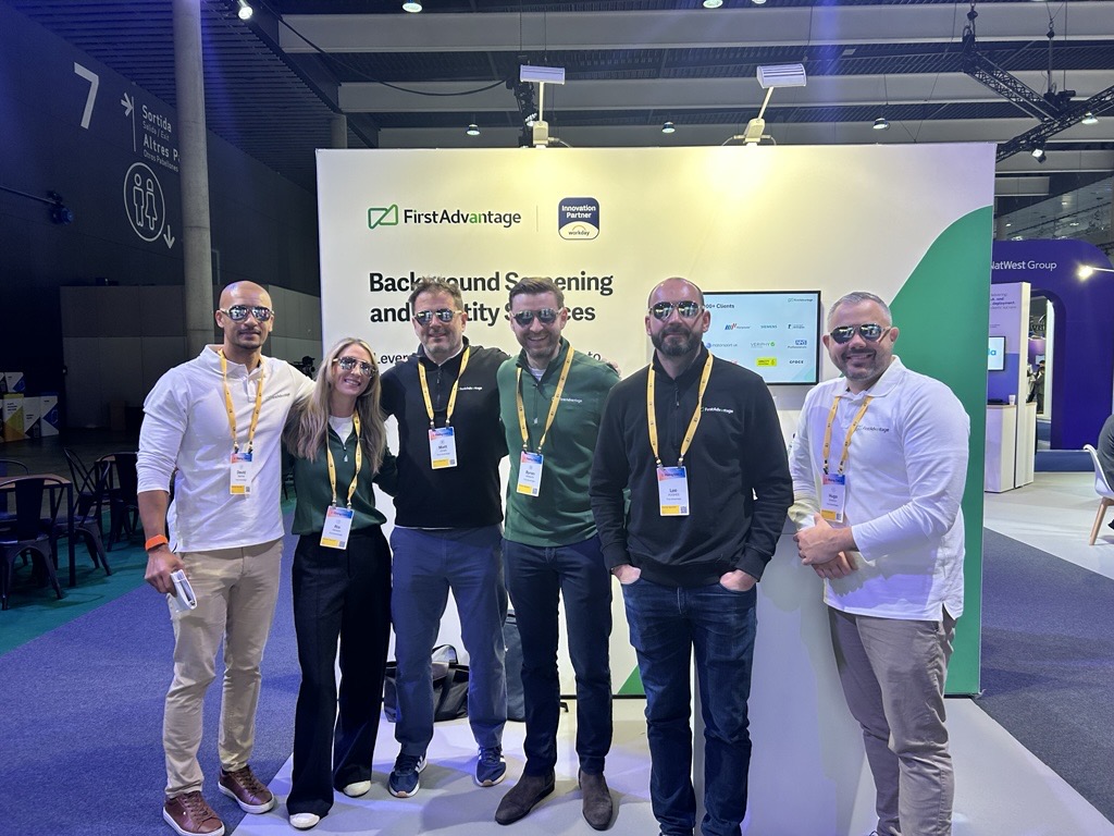 firstadvantage's tweet image. Staying cool here in Barcelona with @Workday! ☀️

Join us at stand 411 and tell us one challenge you&apos;re experiencing with your current #BackgroundScreening programme - we are here with solutions.

And be sure to grab a pair of shades on your way out. 😎

#WDAYRisingEMEA