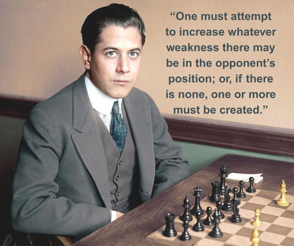GMJuditPolgar's tweet image. True.😉
José Raúl Capablanca (19/11/1888)

#CheccConnectsUs #worldchesschampion #birth #chesslegend #chessquote