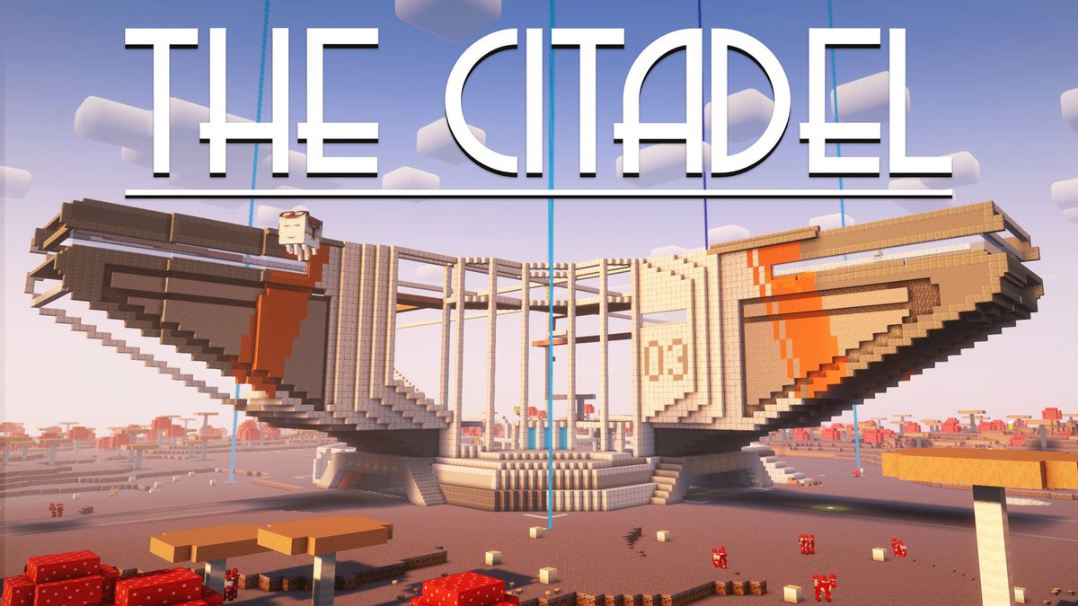 Working on more of this GIANT command center structure today. Come hang out in #Minecraft! Live now on Twitch.tv/joelduggan