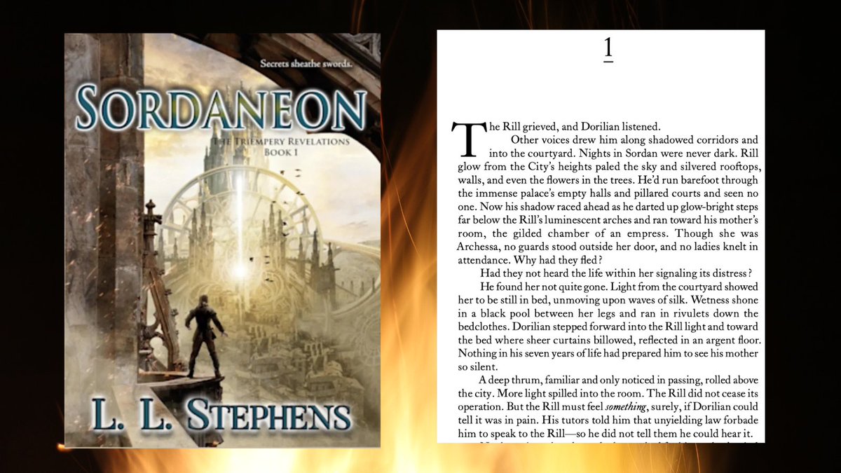 triempery's tweet image. Writers, share the first page of your book or WIP

This is from SORDANEON, the first book of the six book Triempery Revelations epic fantasy series. The final book is coming in April! #epicfantasy