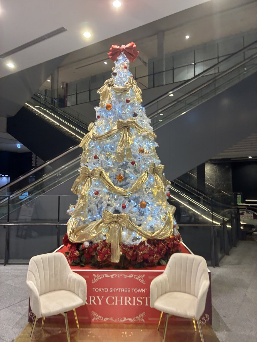 スカイツリー来たらもうクリスマス仕様だったんだけど早すぎん？？