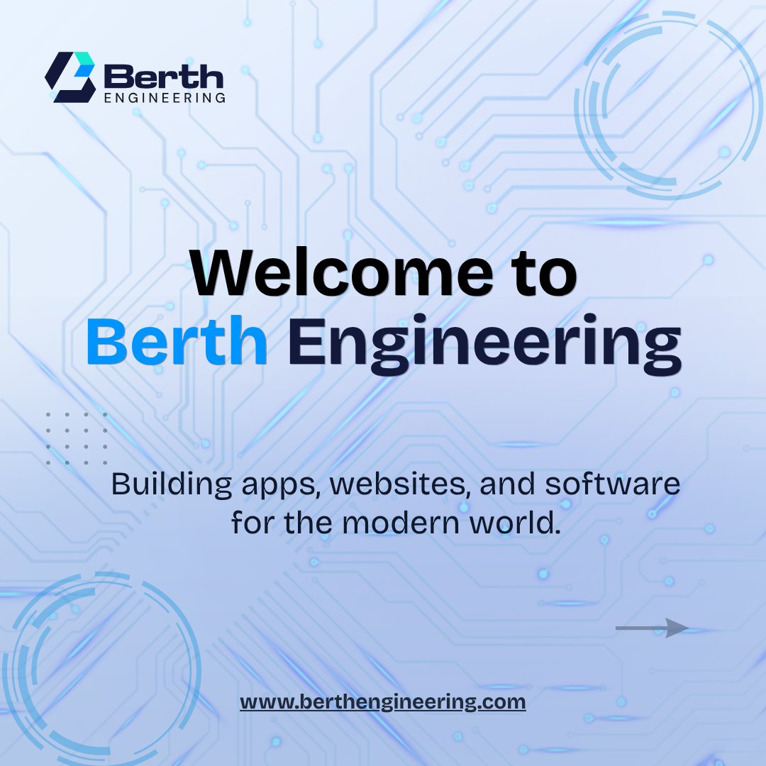 BerthGlobal's tweet image. Whether you’re a startup or an established business, we’re here to help you build, innovate, and grow. 💙 

Our mission is simple:
To turn great ideas into dependable technology.

Let’s build something powerful together. 🚀

#SoftwareCompany
#BerthEngineering
#Startup
#AI
#Accra