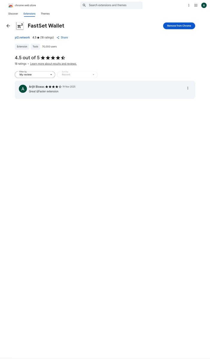 barijit220's tweet image. FastSet Wallet — the future of instant settlement. 🚀
100k+ TPS, sub-100ms finality, and verifiable parallel processing — your funds, your keys, instant confidence. 🔐⚡️
Try it today &amp;amp; move value at the speed of intent. #FastSet #crypto #web3
