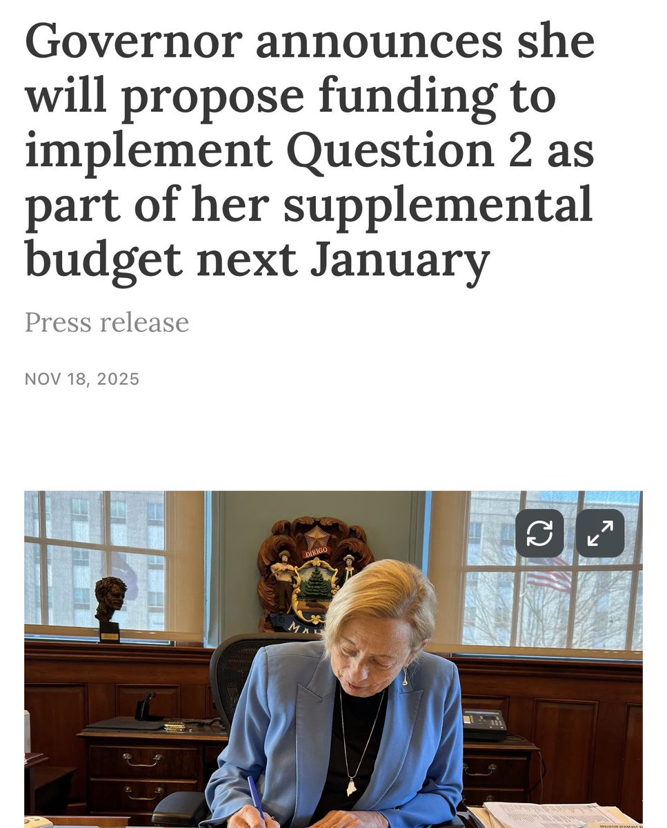 RepReaganPaul's tweet image. The governor will propose funding? 

Actually, the governor will not implement federal senior deductions and tax cuts for Mainers but instead use your tax dollars to fund your own loss of constitutional rights and due process. 

Read the full story here: barharborstory.substack.com/p/governor-ann…