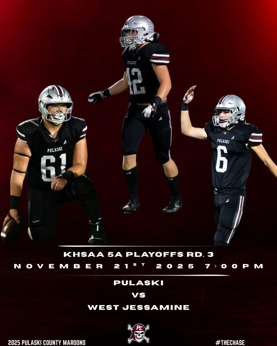 REGION CHAMPIONSHIP. 
Win or Go Home.
7:00PM Kickoff.
Go Maroons!