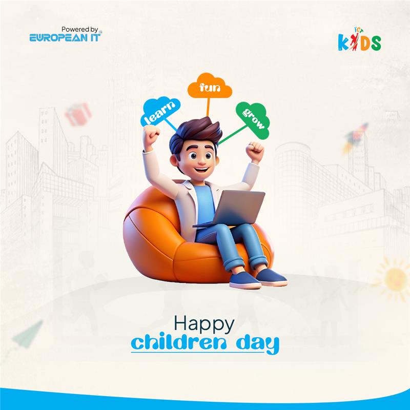 EuropeanITINST's tweet photo. Happy World Children's Day!
🧑‍🤝‍🧑 আজকের শিশুরাই আগামী দিনের প্রযুক্তি আর সম্ভাবনার কারিগর। প্রতিটি শিশু যেন পায় নিরাপদ আশ্রয়, পর্যাপ্ত শিক্ষা আর শিক্ষার অধিকার, এই হোক আমাদের অঙ্গীকার।
#EuropeanIT #WorldChildrensDay https://t.co/1CZ81JpbY4