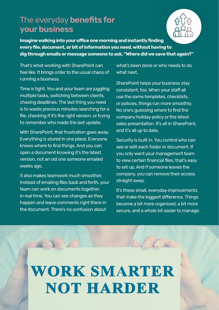 CyberShiftTech's tweet image. Still juggling files across laptops, Dropbox, and endless email chains?

That chaos is costing you time, money, and sanity.

Our latest guide shows you how to swap the mess for one secure, central hub where your team can collaborate seamlessly. Without stress or frustration. 

So