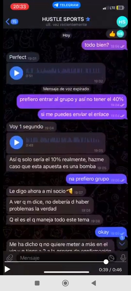 plata43279's tweet photo. Dice que le va a meter al grupo pero no le mete
Lo q hace es venderle otra apuesta pero solo pagándole el 10% y el cliente dice que prefiere el VIP
HUSTLE habla con su socio imaginario y dice que no hay plazas libres
Que si quiere entre a la apuesta y SI FALLA LE DEVUELVEN EL 40% https://t.co/vPeRSlyvzN