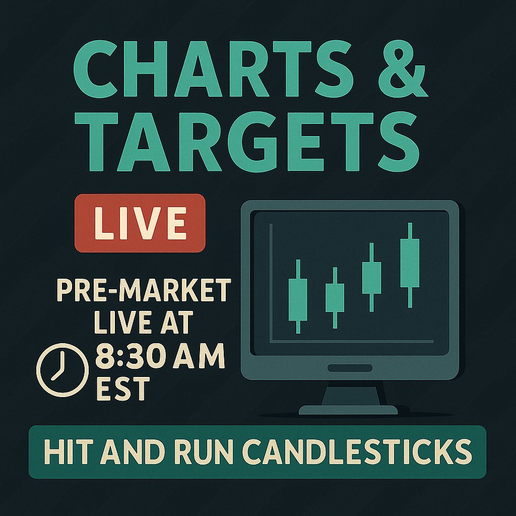 LIVE TODAY AT 8:30AM EST - Charts &amp; Targets with Rick - Monday-Friday zurl.co/DGkds or zurl.co/rjyaV 
#stockmarket #stocktrading