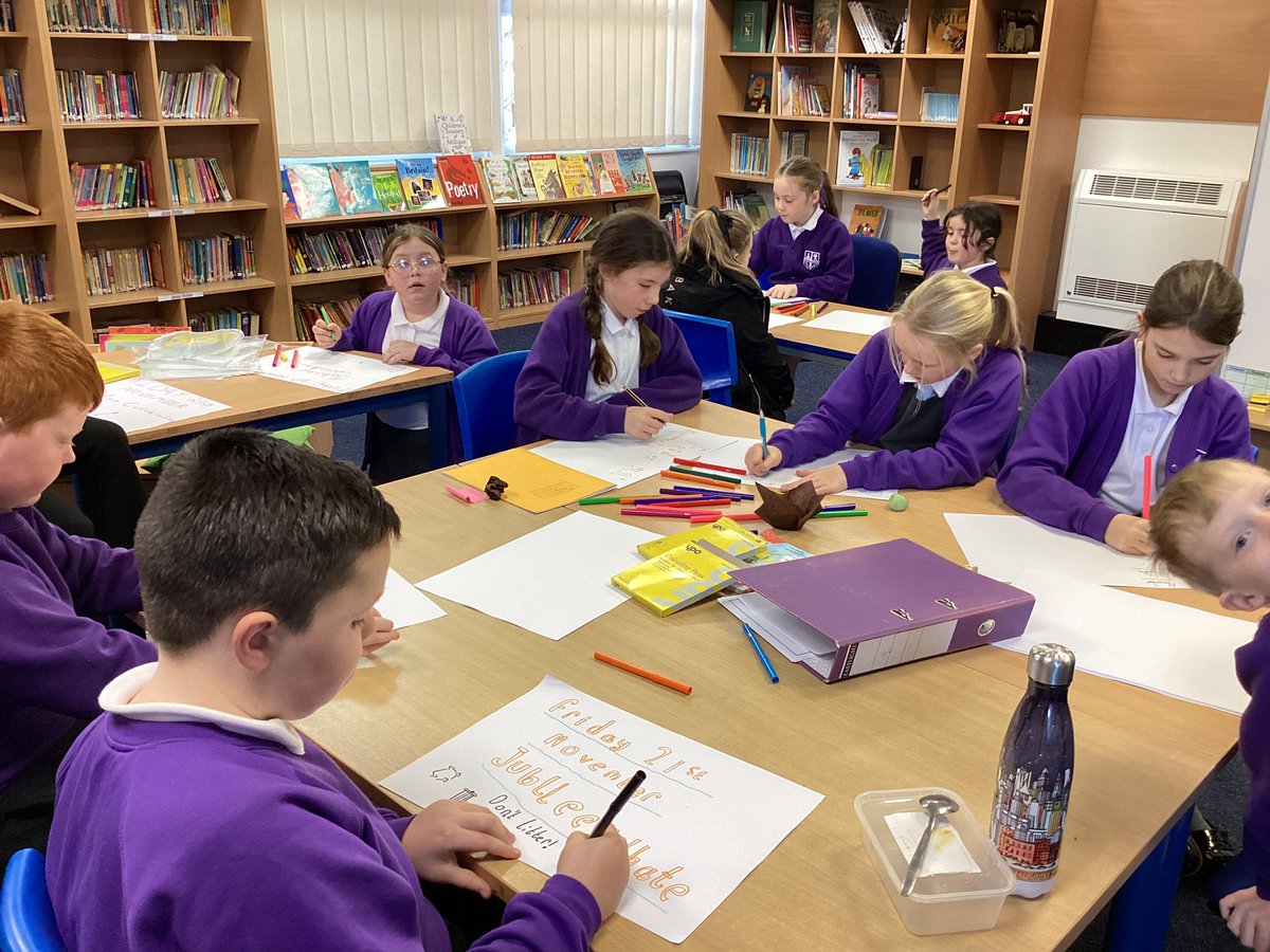 Our wonderful eco team made posters to advertise the Jubilee Celebration on Friday!