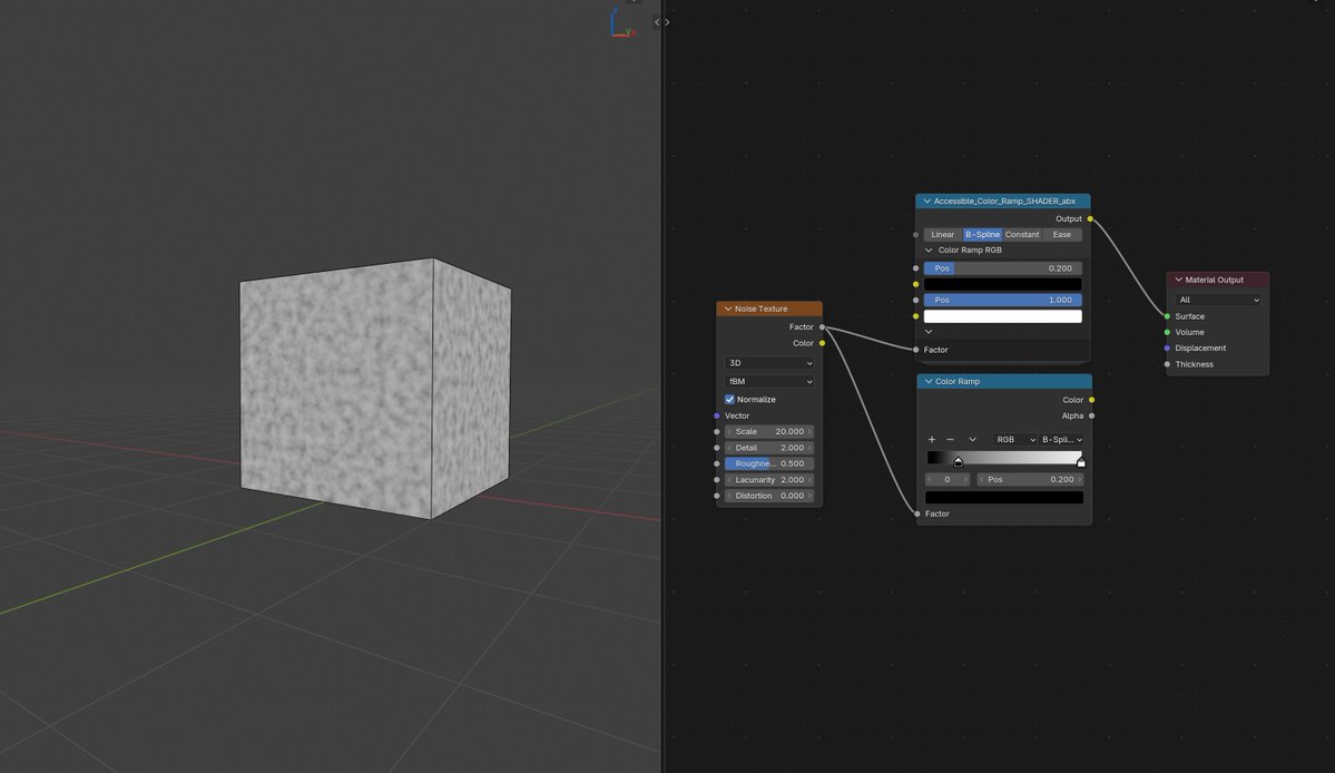 AltBlocx's tweet image. So Blender 5.0 is out and I&apos;m so excited! 
I watched all the updates yesterday and I finished my dynamic color ramp for shader and geonodes (no drivers) !

alexbloch.gumroad.com/l/color_ramp_d…

It&apos;s free! Please share, it would mean a lot 💜💜💜! 
 #b3d #blender5 #geonodes #geometrynodes