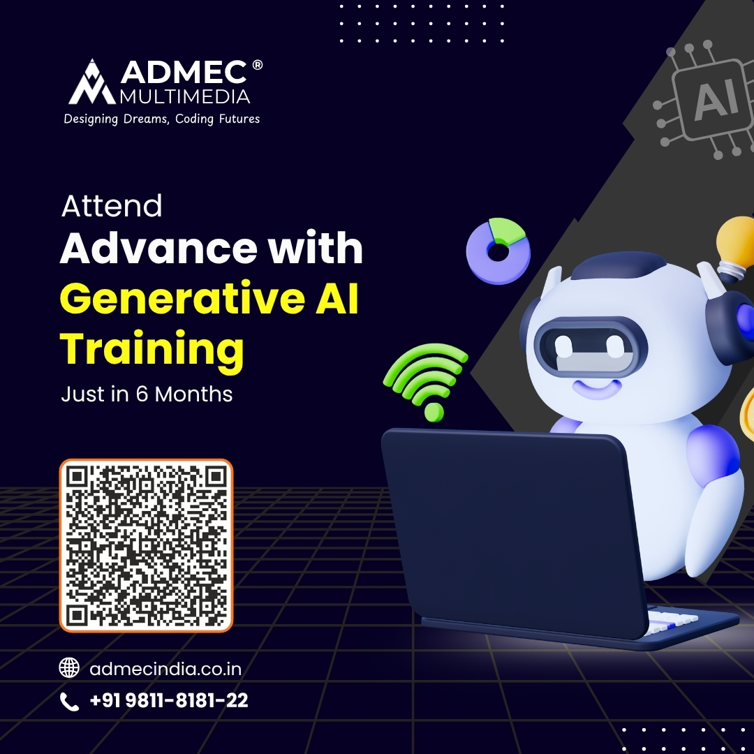 admecinstitute's tweet image. Upgrade your tech future with our Generative AI Developers Course in Delhi — master the skills that power tomorrow’s innovations.

Here is the Course: admecindia.co.in/course/generat…