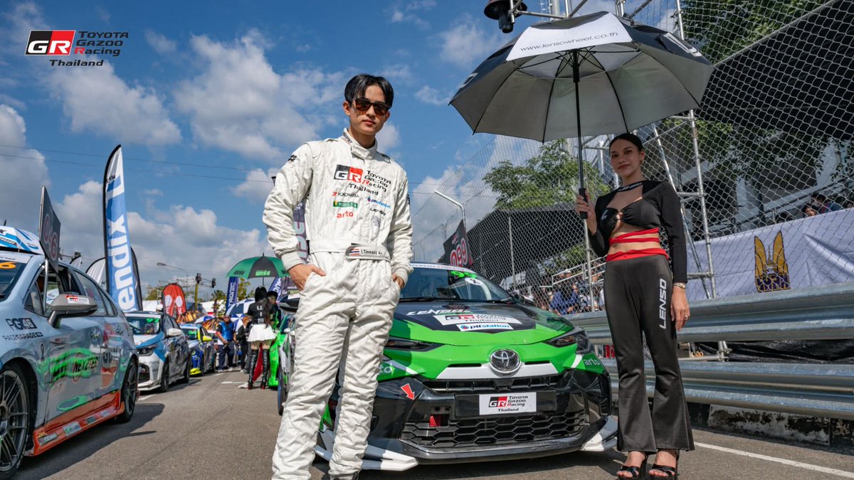 BarcodetinOFC's tweet image. Barcode Tinnasit FB Update 

Cr. TOYOTA GAZOO Racing Thailand

BARCODE CHIANGMAI RACE

@BarcodeTin 🌻
#BarcodeTin99 
#barcodetin #GMMTV
#LensoMTRxBarcode 
#LENSOMOTORSPORT 
#VENOMRACINGWHEEL
#ToyotaGazooRacingThailand