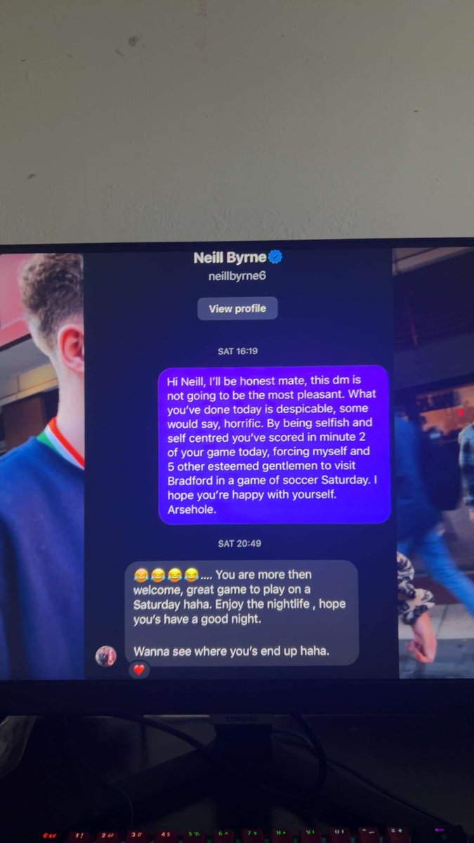 georgegg313112's tweet image. #bcafc Calfreezy messaging Byrne for scoring was not something I expected