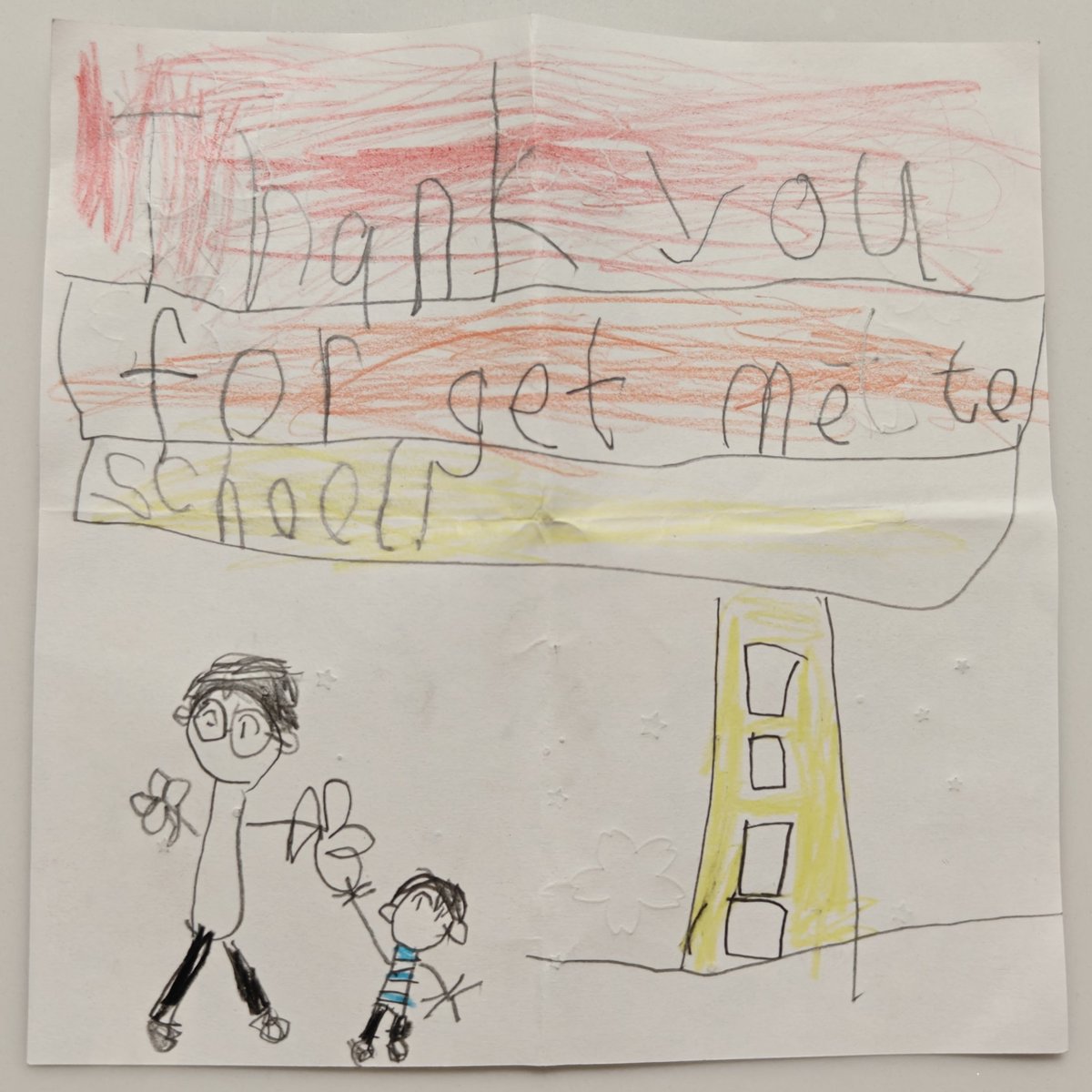 저는 하루 종일 제미니 3을 고치고 작업했지만 여전히 Google Antigravity에 로그인할 수 없습니다...
아들이 방금 추수감사절 카드를 주었는데, 직접 쓰고 그린 것이었어요. "학교에 데려다줘서 고마워